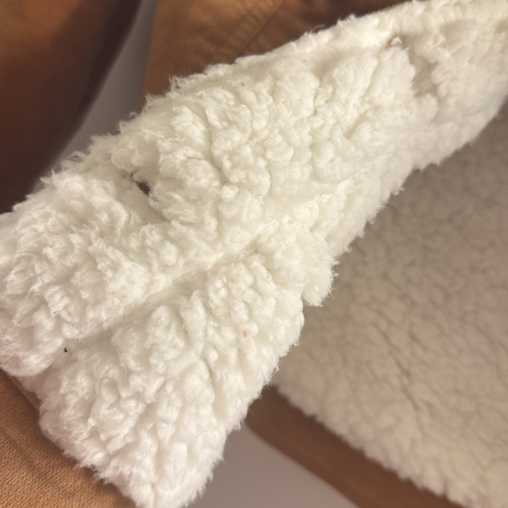 Brown Sherpa-Lined Jacket- Forever 21 - Picture 3 of 12